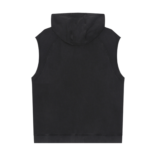 Snow Washed Sleeveless Hoodie