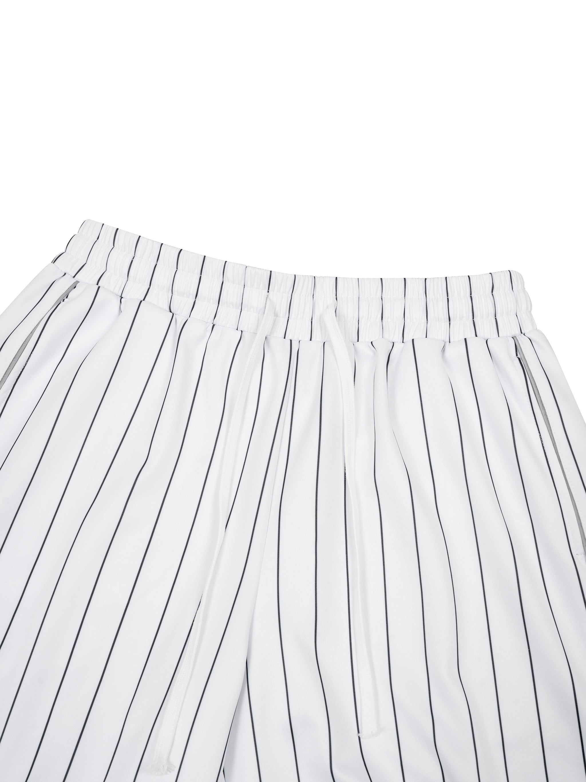 Unisex Striped Loose Fit Shorts